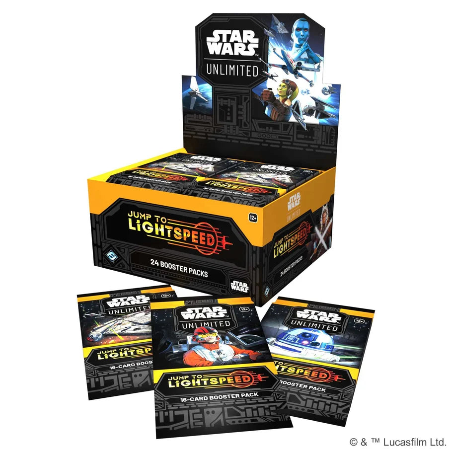 Star Wars: Unlimited Jump to Lightspeed Set 4 Booster Display