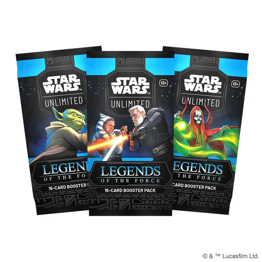 Star Wars: Unlimited Legends of the Force Booster Display