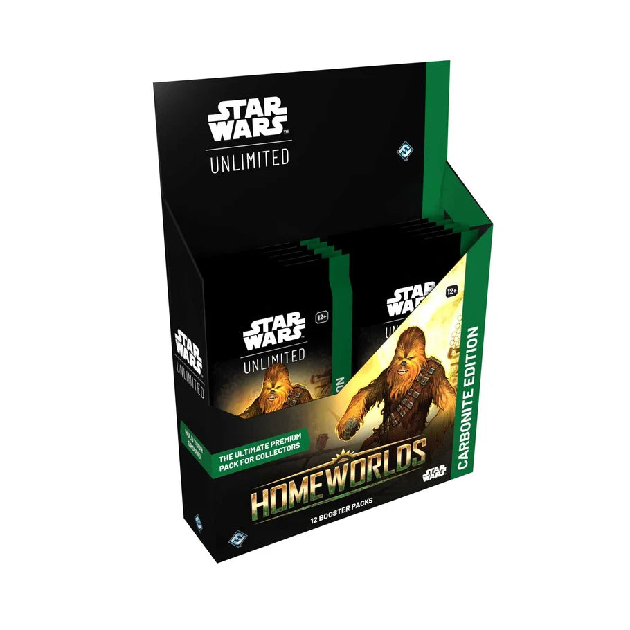 Star Wars: Unlimited - Homeworlds Carbonite Booster Display