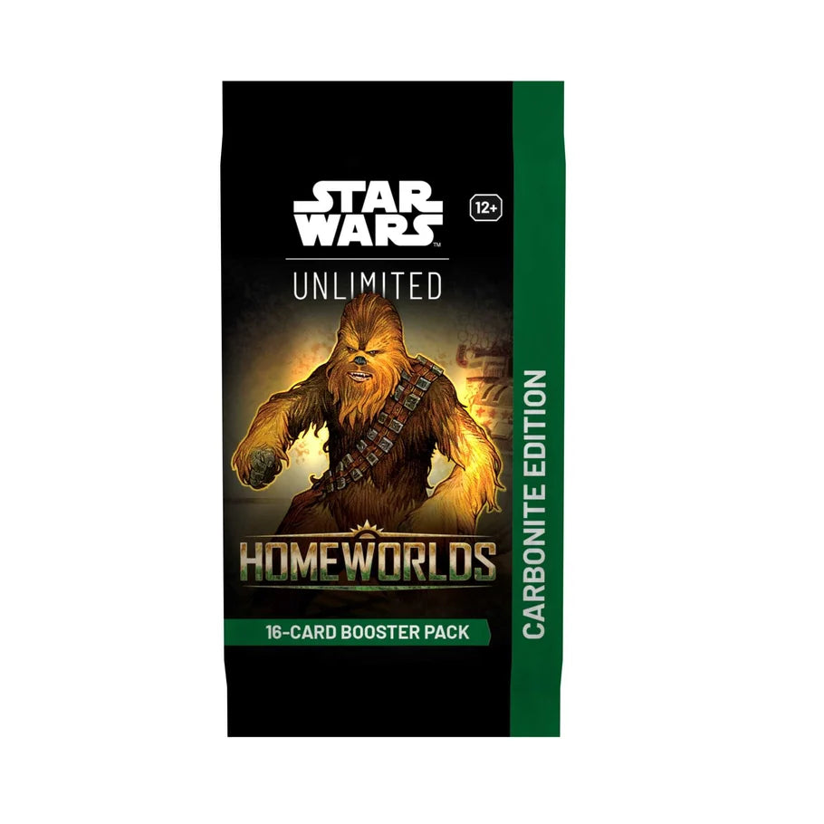 Star Wars: Unlimited - Homeworlds Carbonite Booster Display