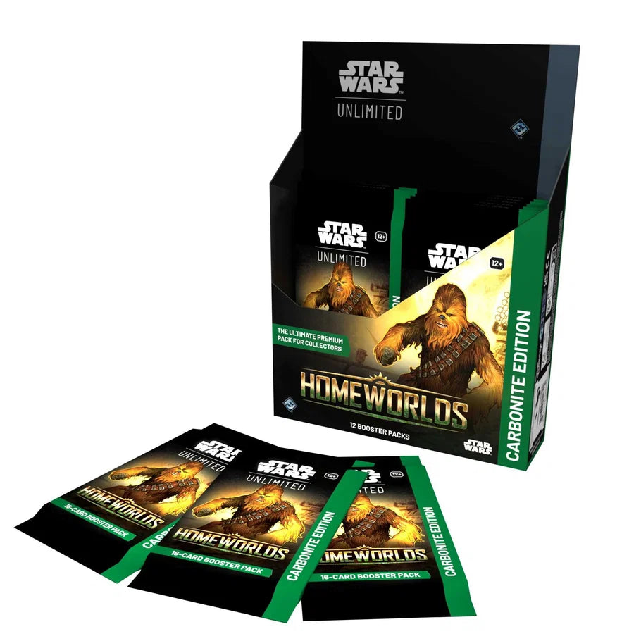 Star Wars: Unlimited - Homeworlds Carbonite Booster Display