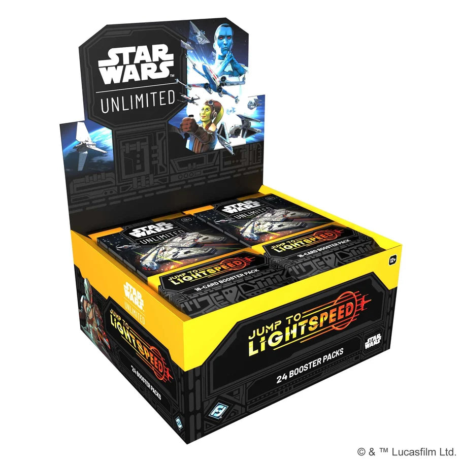 Star Wars: Unlimited Jump to Lightspeed Set 4 Booster Display