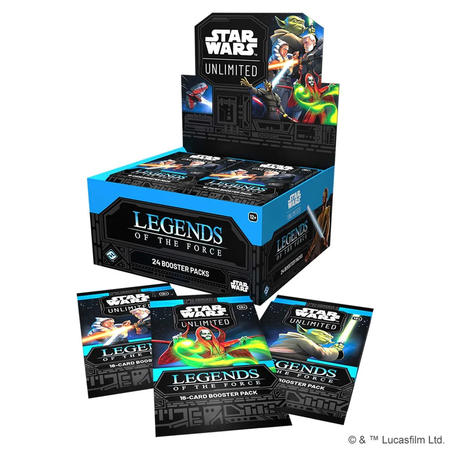 Star Wars: Unlimited Legends of the Force Booster Display